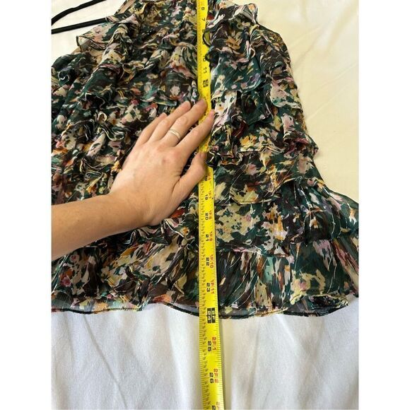 NWT RANNA GiLL by Anthropologie Larina Ruffle Tank Size S - Picture 9 of 9